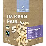 followfood Bio Cashewkerne Fairtrade naturbelassen 200g