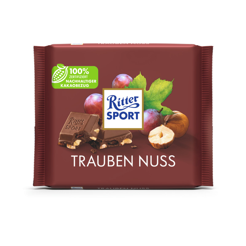 Ritter Sport Trauben Nuss Tafel 100g