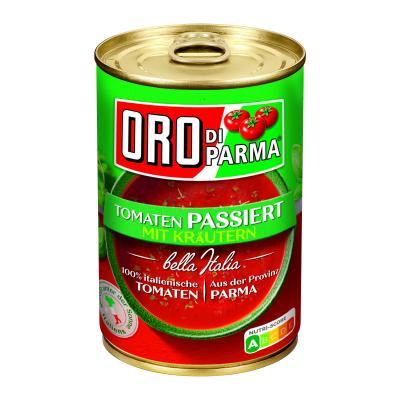 ORO di Parma passierte Tomaten mit Kräutern, 425 ml Dose 400g