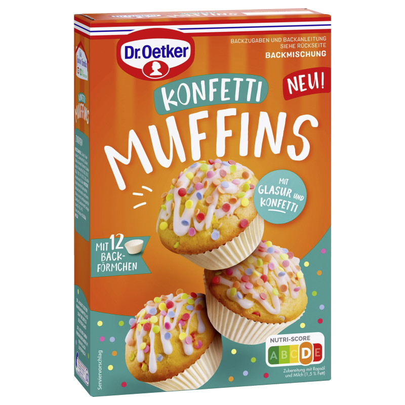 Dr. Oetker Konfetti Muffins 360g