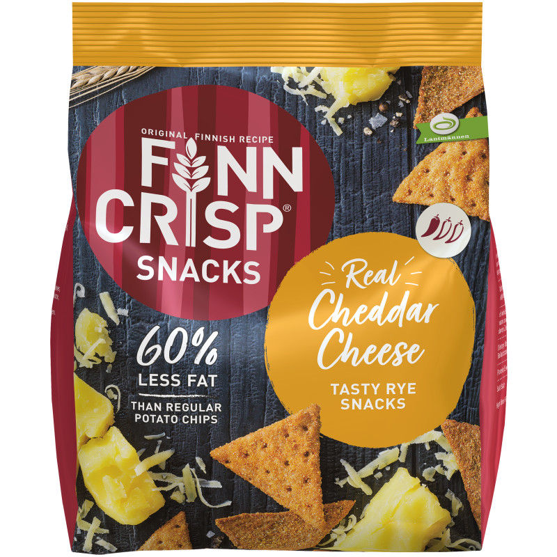 Finn Crisp Snacks Real Cheddar Cheese 150g