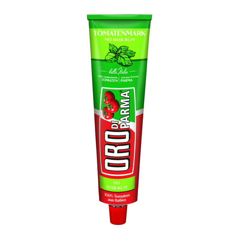 Oro di Parma Tomatenmark mit Basilikum 200g