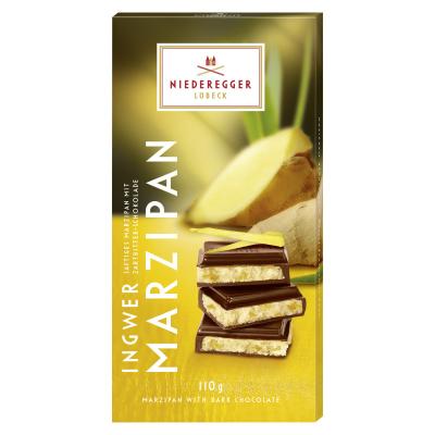 Niederegger Marzipan Tafel-Schokolade Ingwer Zartbitter 110g