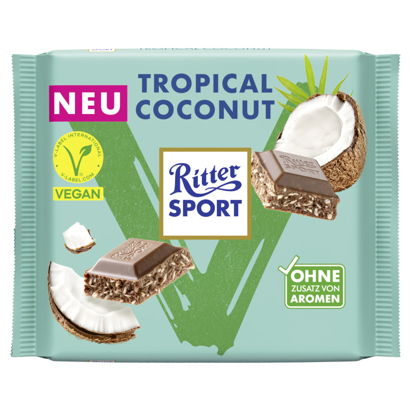 Ritter Sport 100g Tropical Coconut Tafel