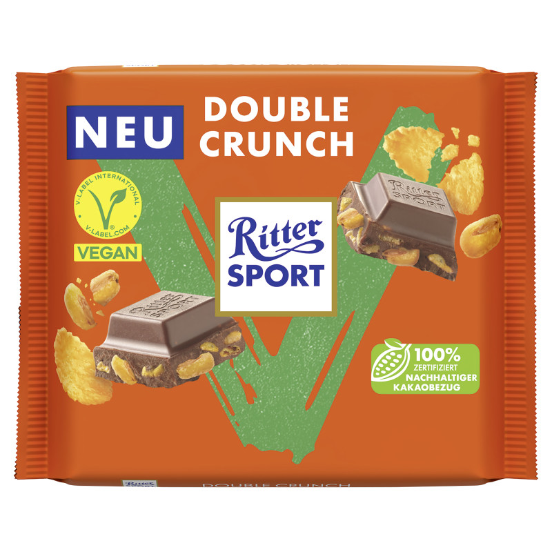 Ritter Sport Double Crunch vegan Tafel - 100g
