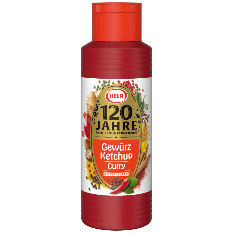 Hela Gewürzketchup Curry Leicht Scharf 300ml