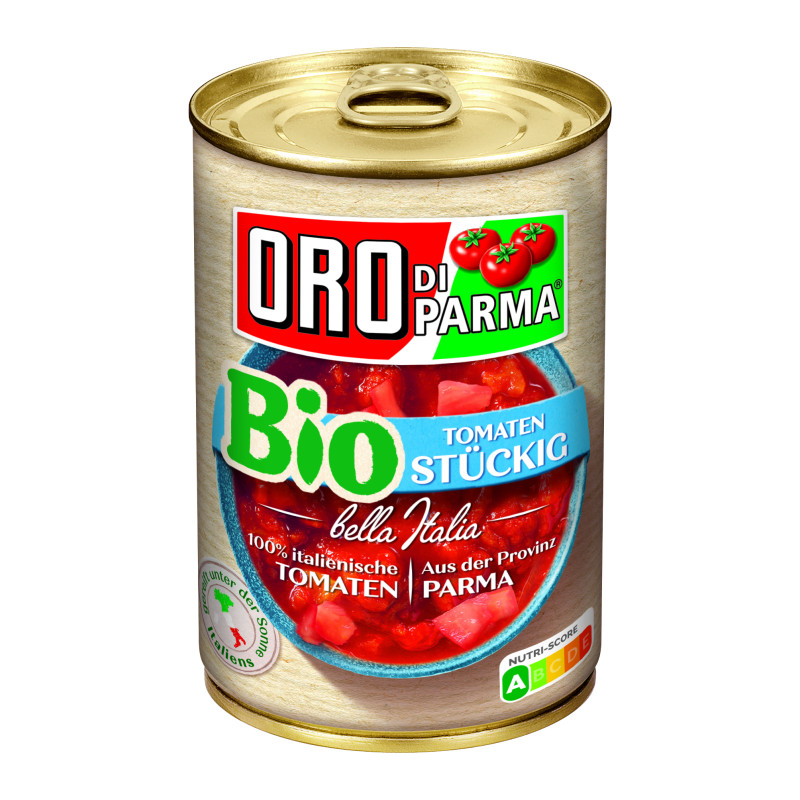 ORO di Parma BIO Stückige Tomaten, 425 ml Dose