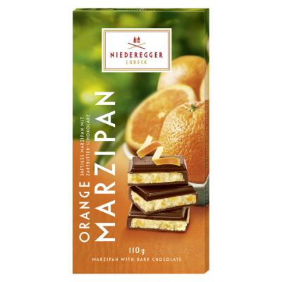 Niederegger Marzipan Tafel-Schokolade Orange Zartbitter 110g