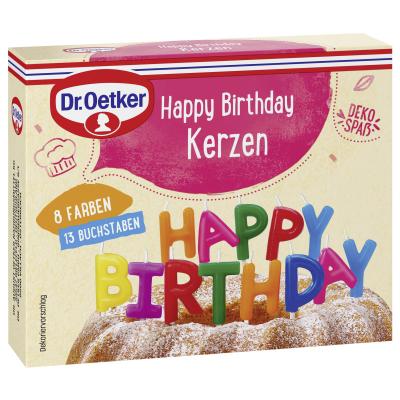 Dr. Oetker Happy Birthday Kerzen
