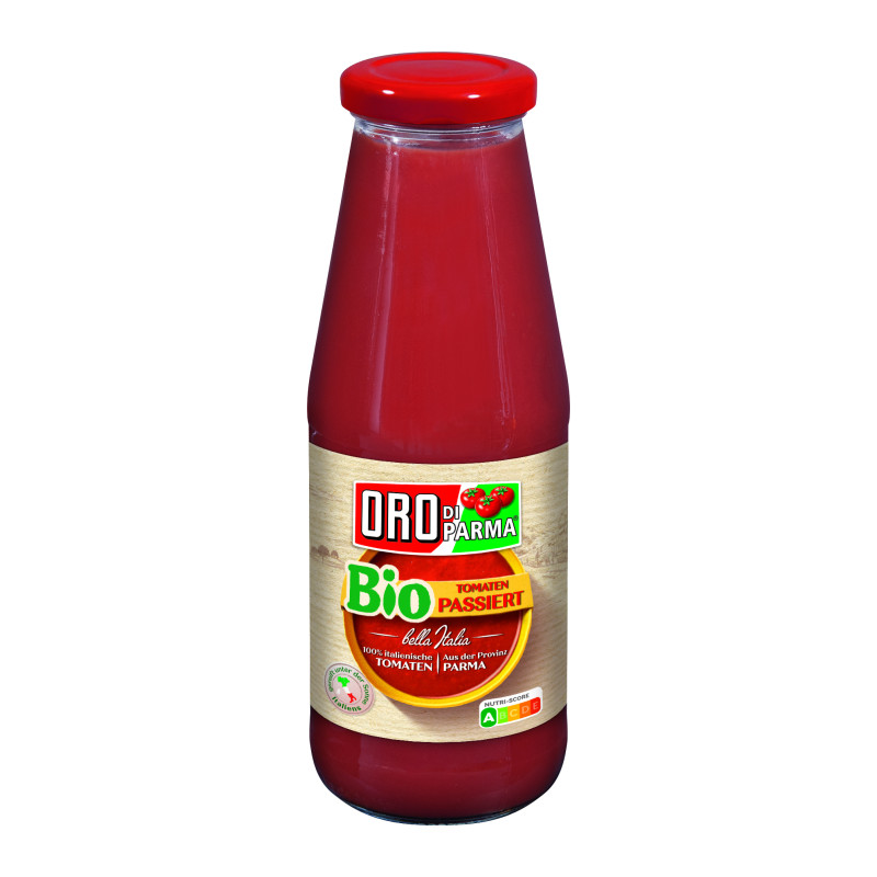 ORO di Parma BIO Passierte Tomaten, 700g Flasche