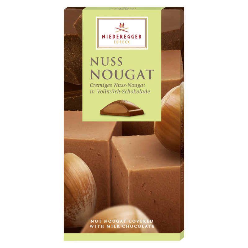 Niederegger Nougat Tafel-Schokolade Nuss 100g
