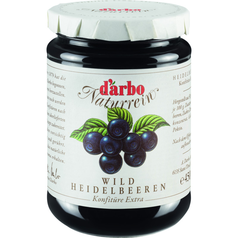 Darbo Naturrein Wildheidelbeer 450g