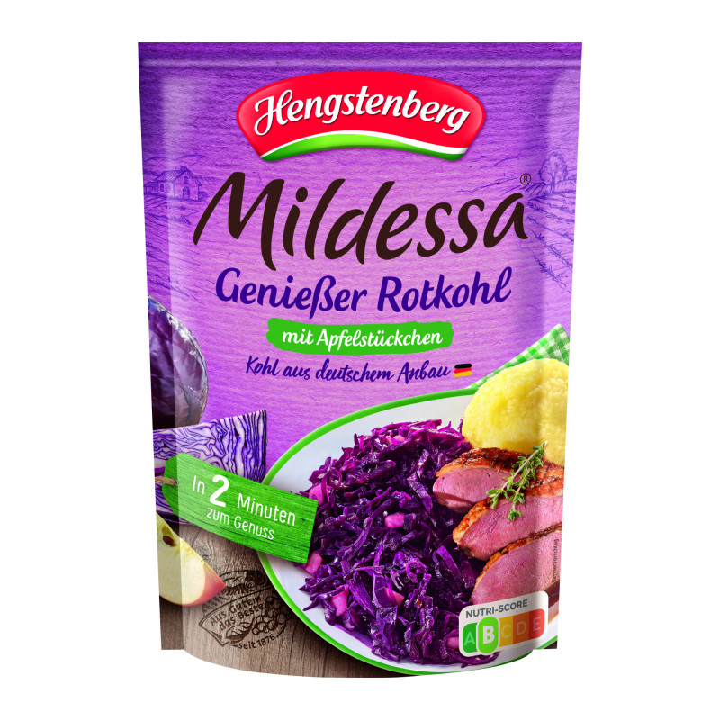 Hengstenberg Mildessa Genießer Apfelrotkohl 400g