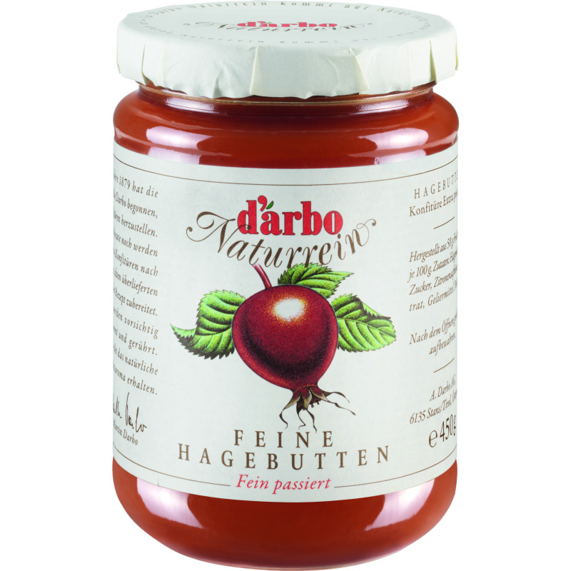 Darbo Naturrein Hagebutten passiert 450g