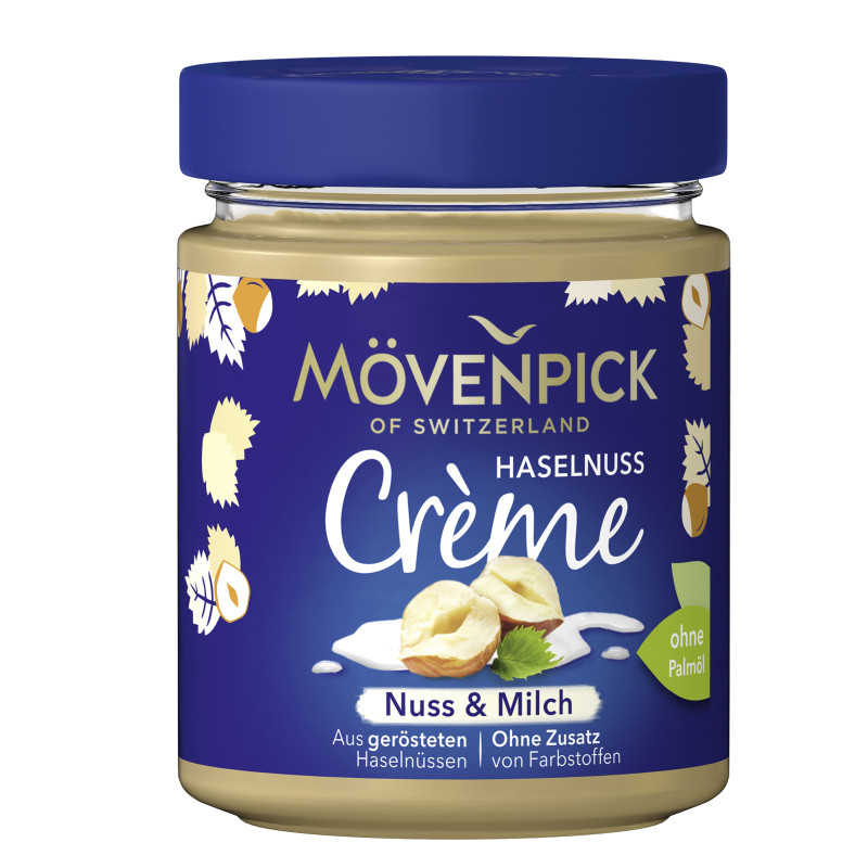Mövenpick Haselnuss Crème Nuss & Milch 300g