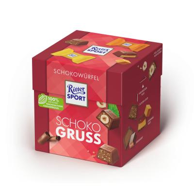 RitterSport Schokowürfel Schokogruss 176G Box