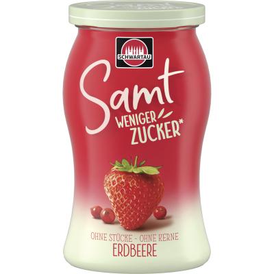Schwartau Samt weniger Zucker Erdbeere 255g