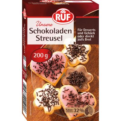 RUF Schokoladen Streusel 200g