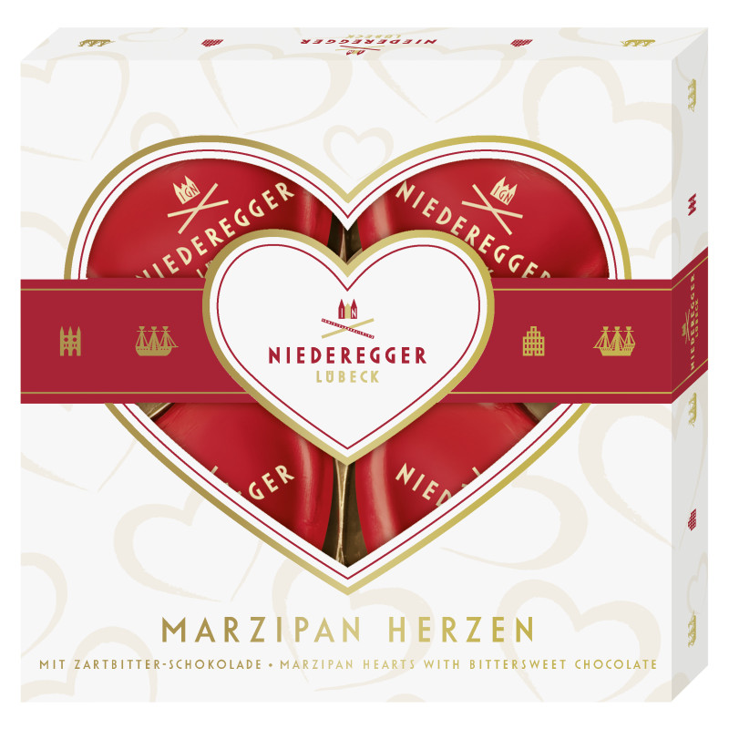 Niederegger Marzipan Herzen 50g
