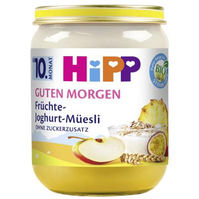 HiPP Bio Guten Morgen Erdbeere in Apfel-Joghurt-Müesli, 160g
