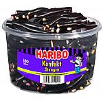 Haribo Lakritz-Konfekt Konfekt-Stangen 1 Dose 150 Stk = 1200g