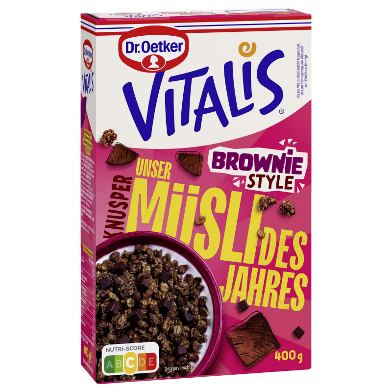 Dr. Oetker Vitalis MdJ Crunchy Brownie Style RAC MB 400g