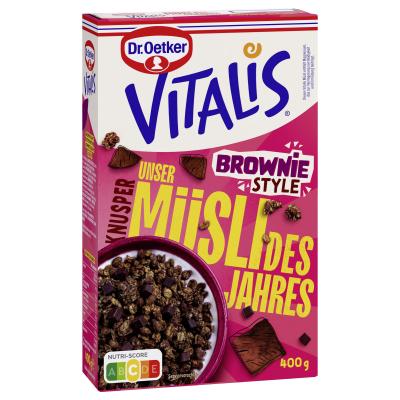 Dr. Oetker Vitalis MdJ Knusper Brownie Style RAC MB 400g