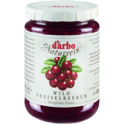 DARBO NATURR WILSPREISELBEERE 450G