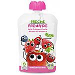 Freche Freunde Bio Quetschie Apfel, Erdbeere, Kirsche, Blaubeere & Himbeere 100g