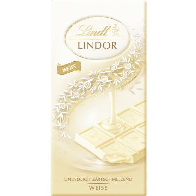 Lindt LINDOR Tafel Weiß 100g