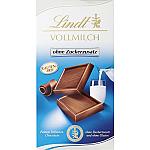 Lindt Milk Chocolate without Added Sugar 100g
