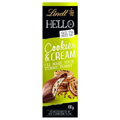 Lindt Hello Tablet Cookies & Crunch 100g