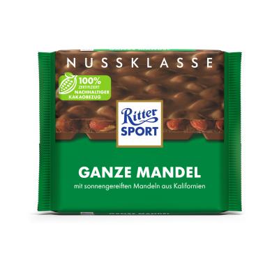 Ritter Sport Nuss Klasse Ganze Mandel Tafel 100g