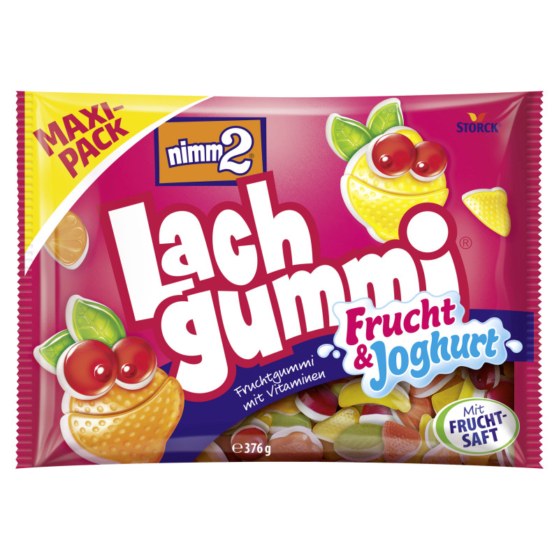 nimm2 Lachgummi Frucht & Joghurt Maxi Pack 376g