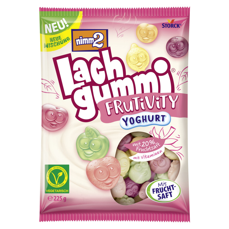 nimm2 Lachgummi Frutivity Yoghurt 225g