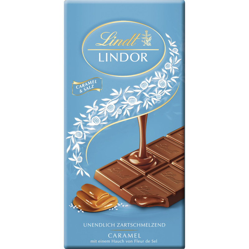 Lindt LINDOR Tafel Car.-Salz 100g