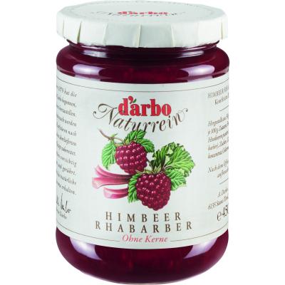 Darbo Naturrein Himbeer-Rhabarber 450g