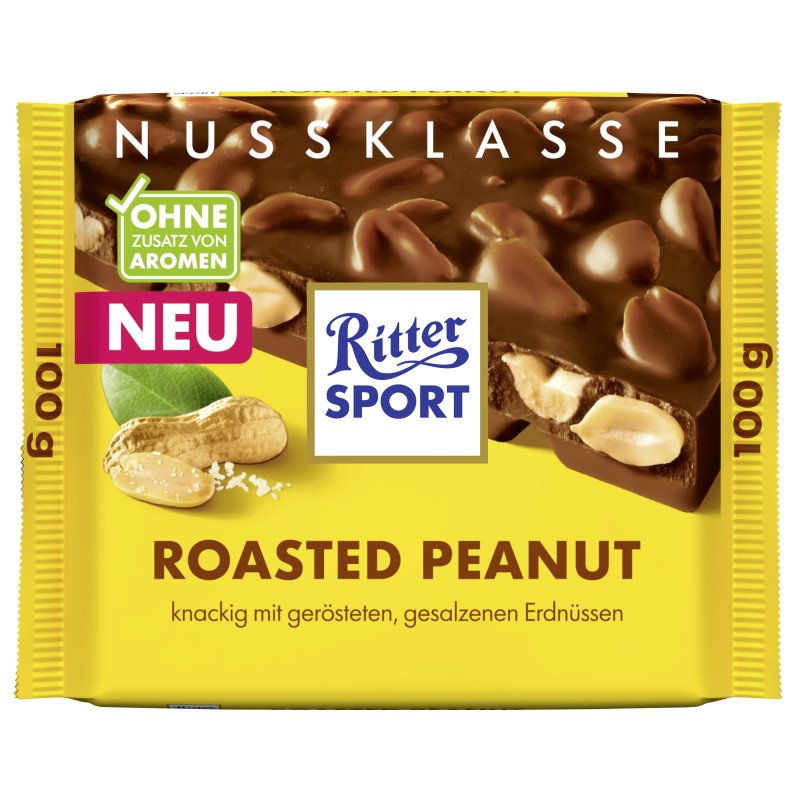Ritter Sport Nuss Klasse Roasted Peanut - 100g