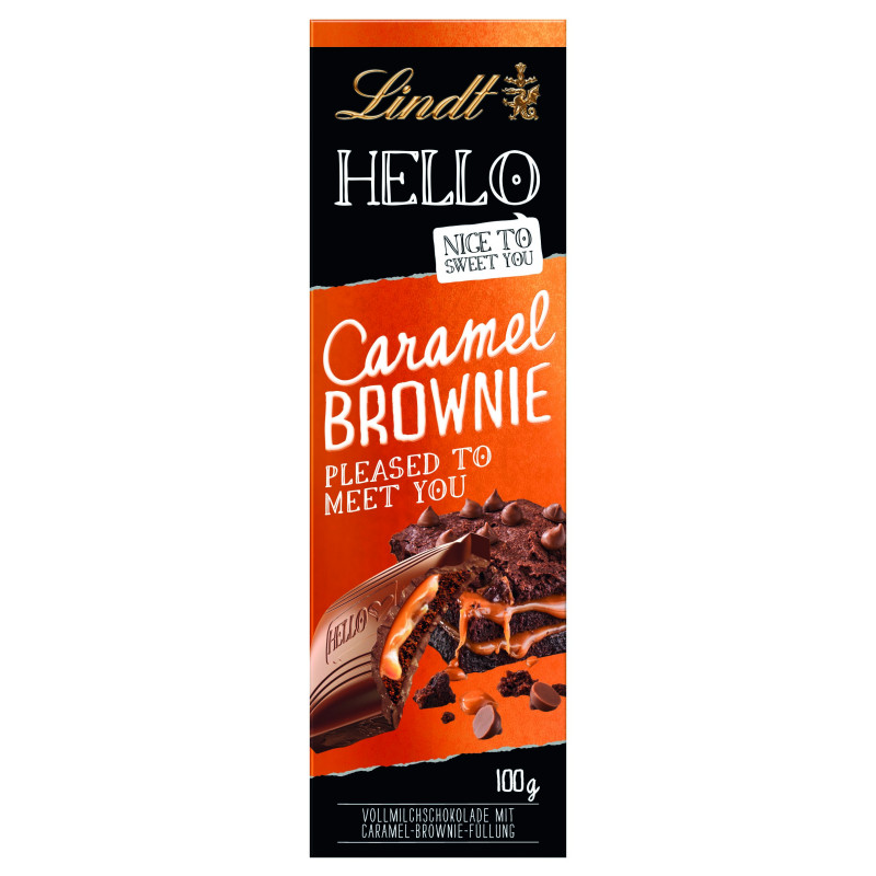Lindt Hello Tafel Caramel Brownie 100g