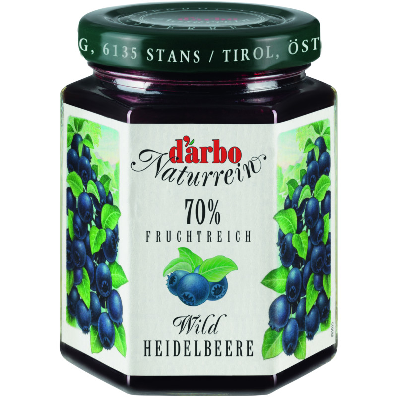 Darbo Fruchtreich Wild-Heidelbeer 200g
