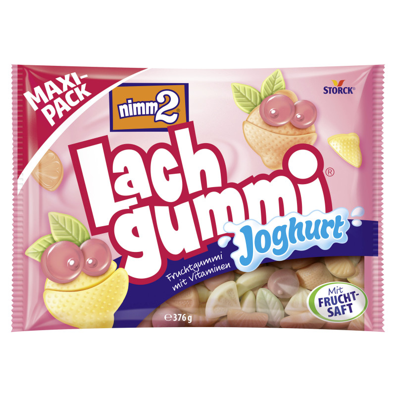 nimm2 Lachgummi Joghurt Maxi Pack 376g