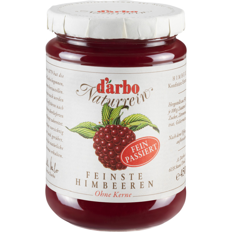 Darbo Naturrein Himbeere Passiert 450g