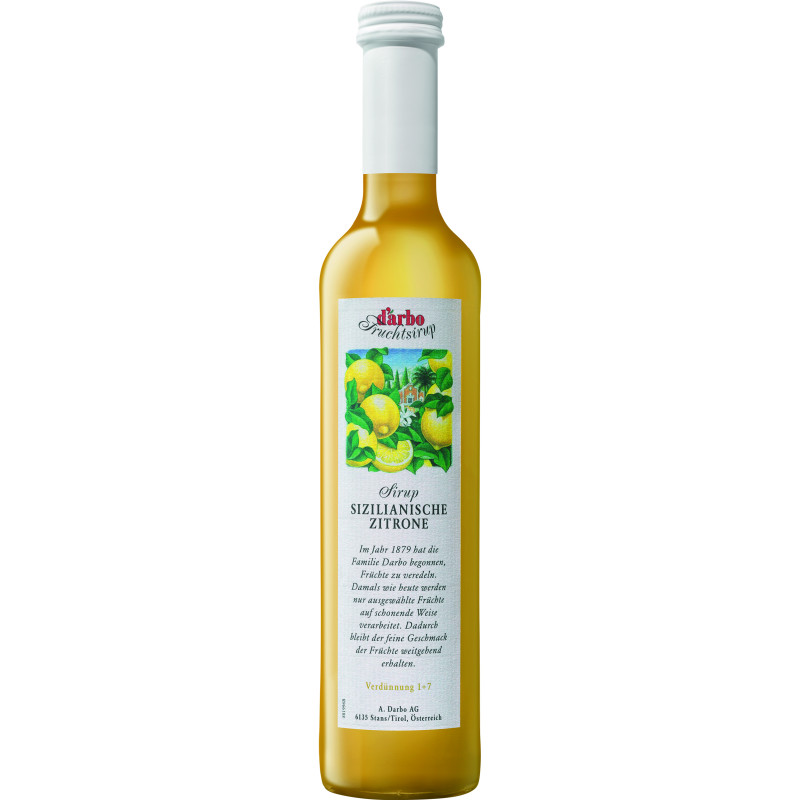 d'arbo Sirup Sizilian. Zitrone 0,5l