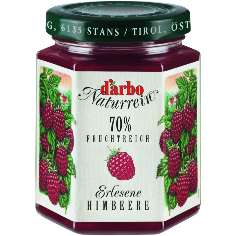 Darbo Naturrein Erlesene Himbeere 200g