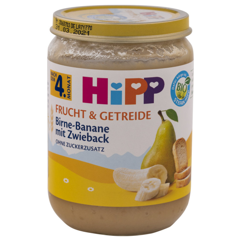 HiPP Pear-Banana with Rusks 190g
