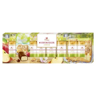 Niederegger Marzipan Klassiker® "Landglück" Typ Apfelstreusel in Vollmilch-Schokolade 100g