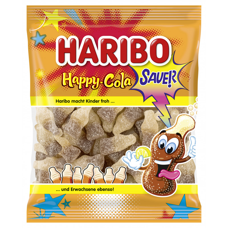 Haribo Happy Cola Sour 175 g Fruit Gummy
