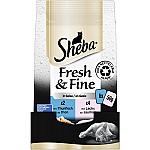 Sheba Fresh & Fine in Gelee mit Thunfisch und mit Lachs 6x 50g