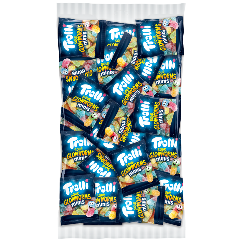 Trolli Sour Glow Worms 100x10g