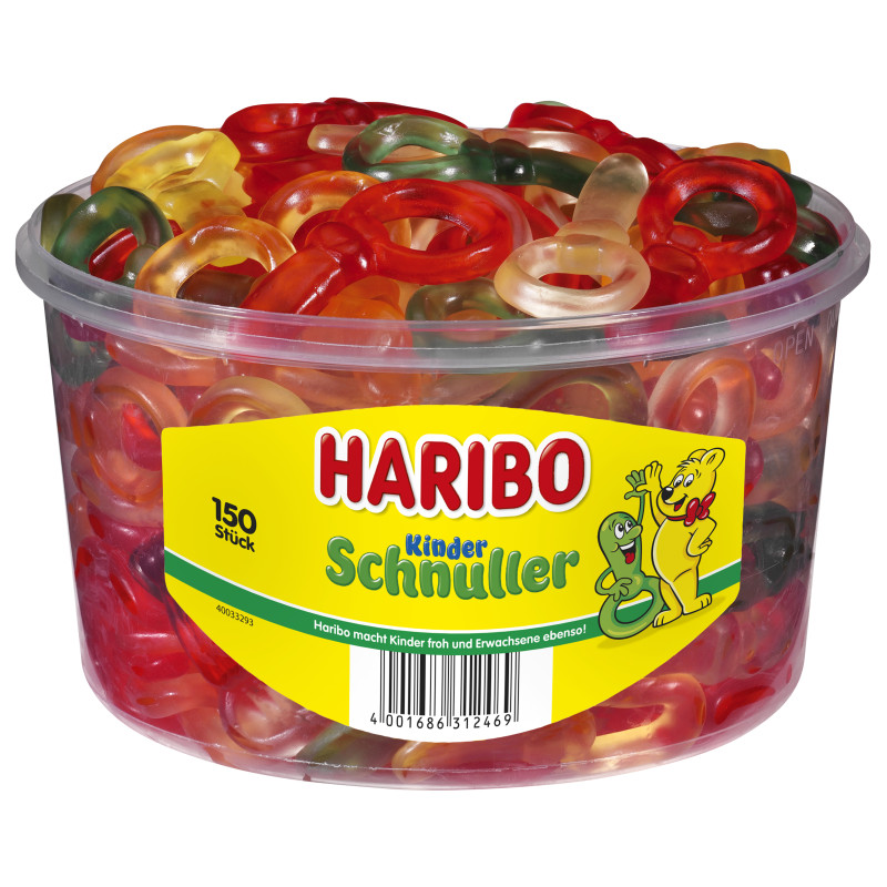 Haribo Kinder-Schnuller 150 Stk 1200g